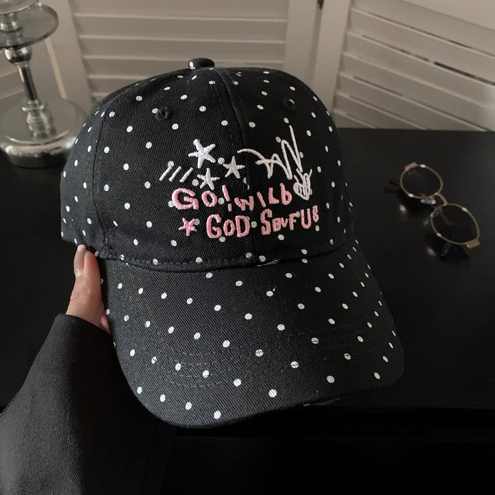 Playful Dotted Cap
