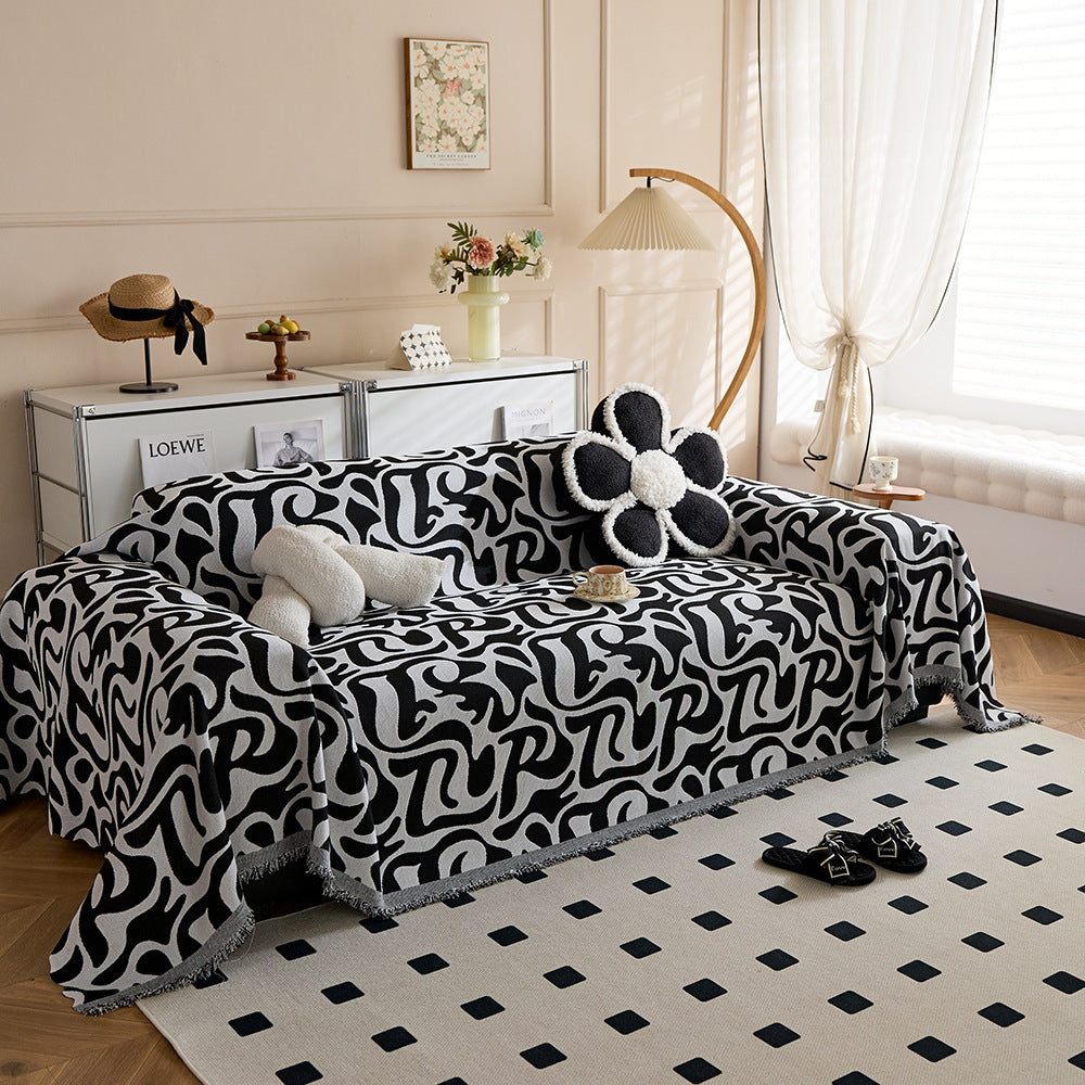 Artistic Patterned Sofa Throw Blanket
