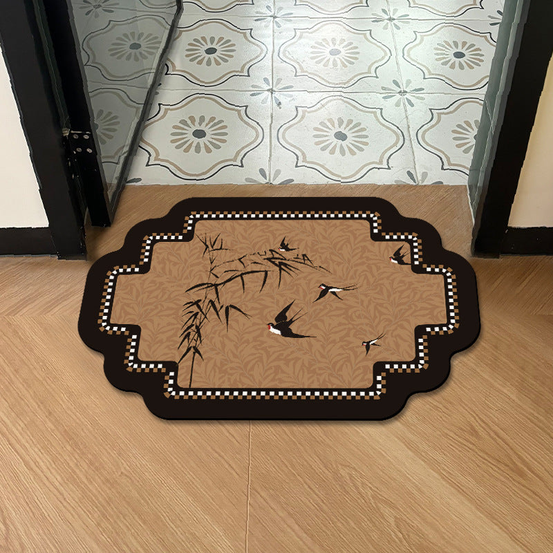 Floral Welcome Mat