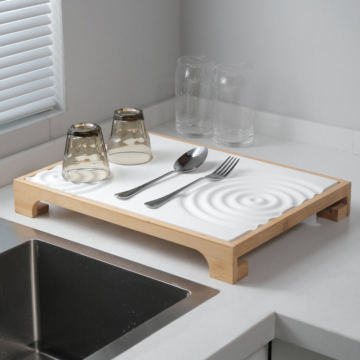 Decorative Bamboo Serving Tray