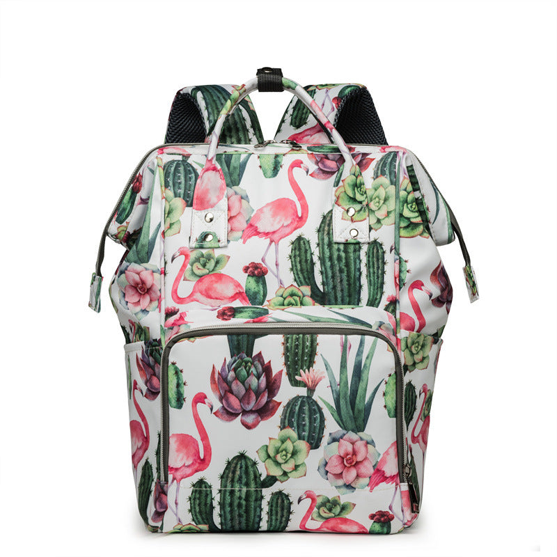Cat-Themed Multi-Compartment Backpack Kalsten