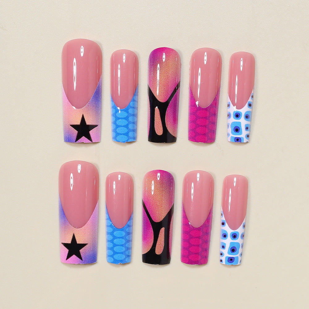 Artistic Press-On Nail Art Extensions Kalsten