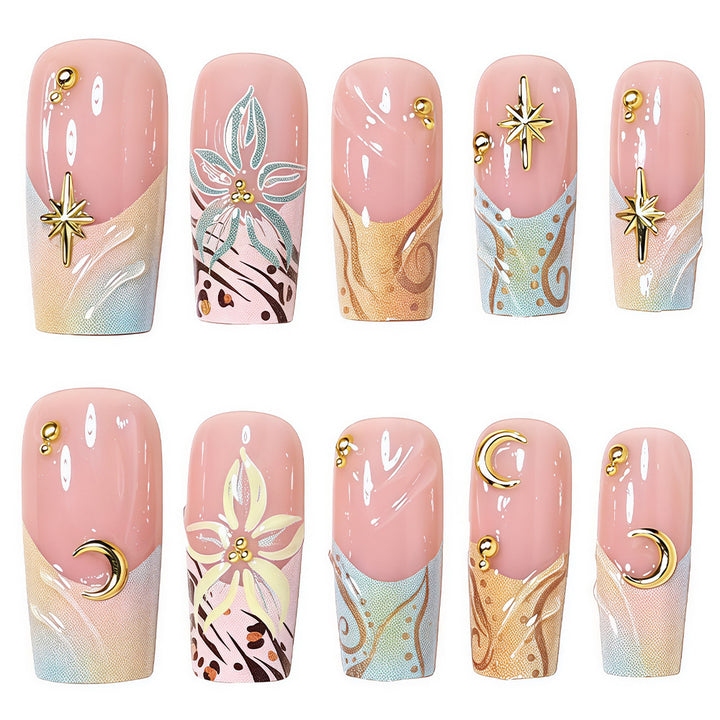 Elegant Press-On Nail Art Set Kalsten