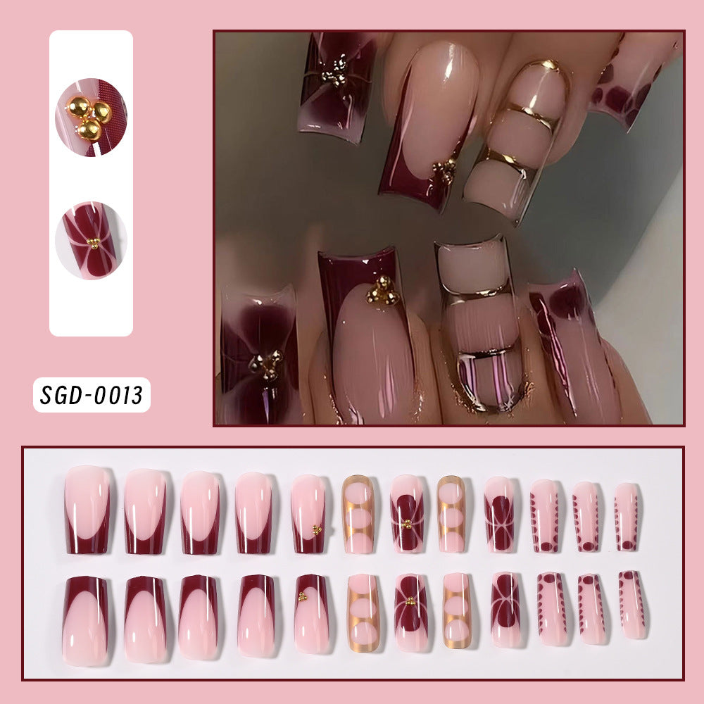Elegant Decorative Press-On Nails Kalsten