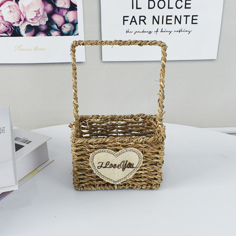 Handwoven Decorative Flower Basket Kalsten