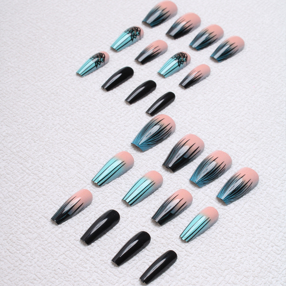 Ombre Gradient Nail Art Extensions Kalsten