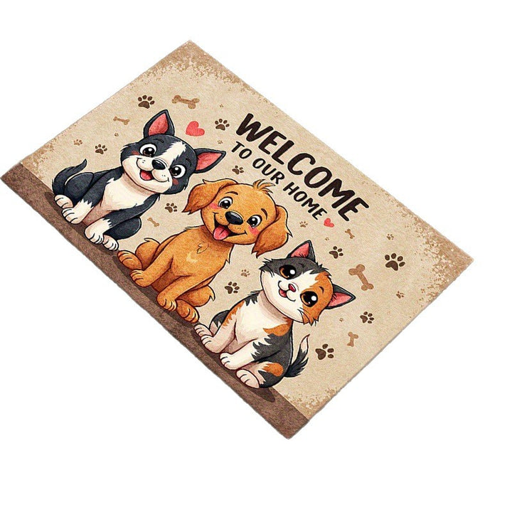 Cat-Themed Decorative Doormat Kalsten
