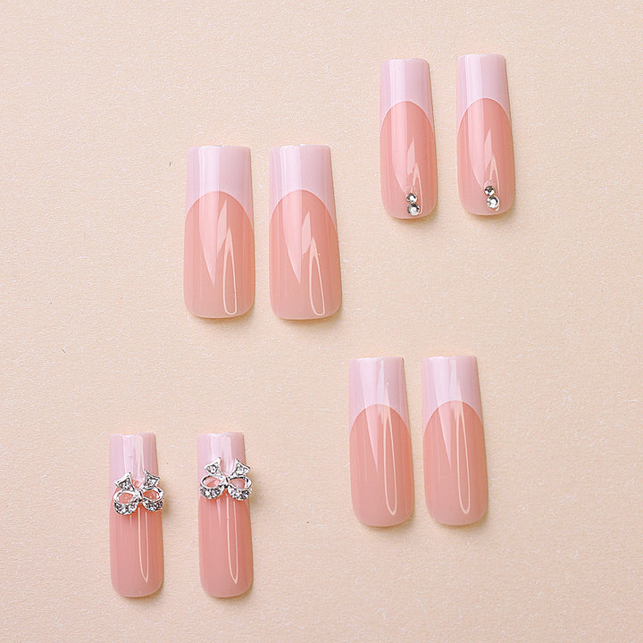 Artificial nails with rhinestone details Kalsten