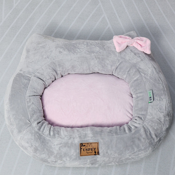 Soft-Fabric Dog Bed