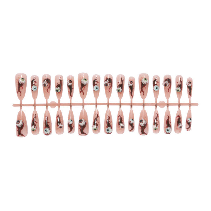 Nail art set with creative eye design Kalsten
