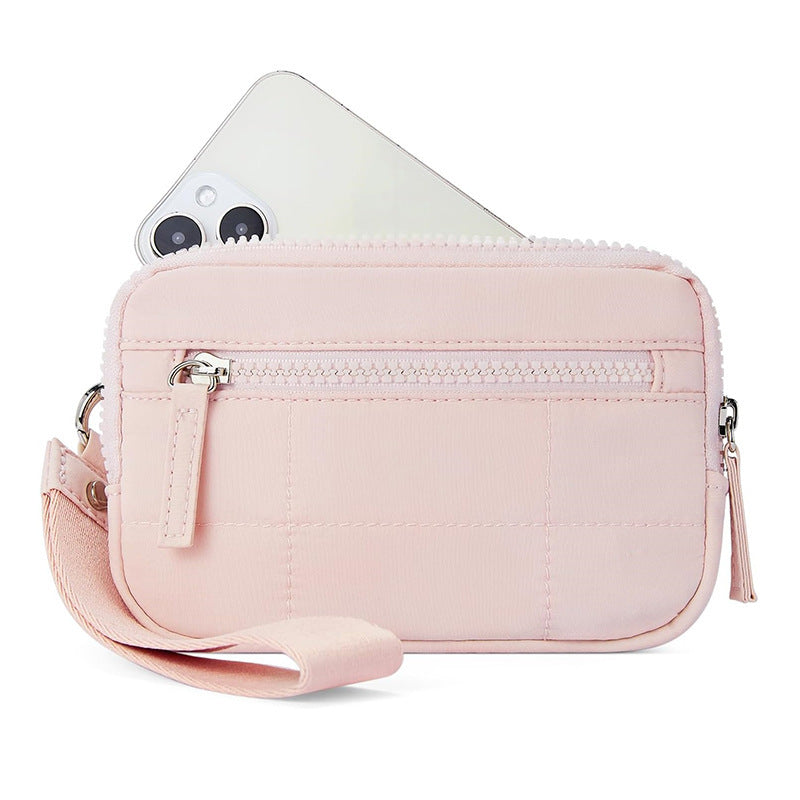 Practical wrist bag with zipper pockets Kalsten