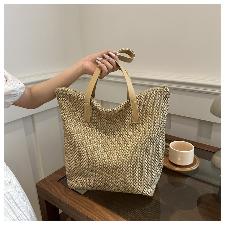 Casual Woven Tote Bag