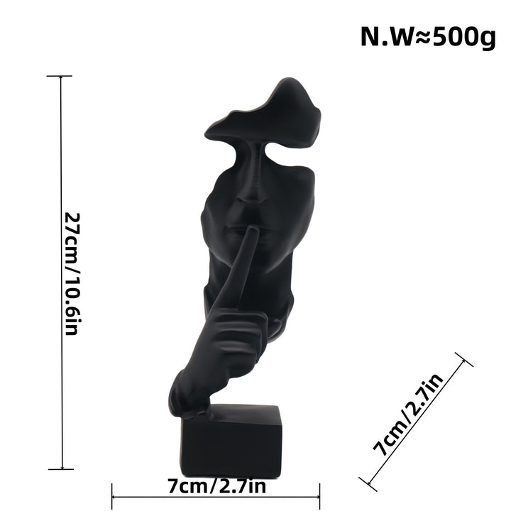 Artful figure with shield motif Kalsten