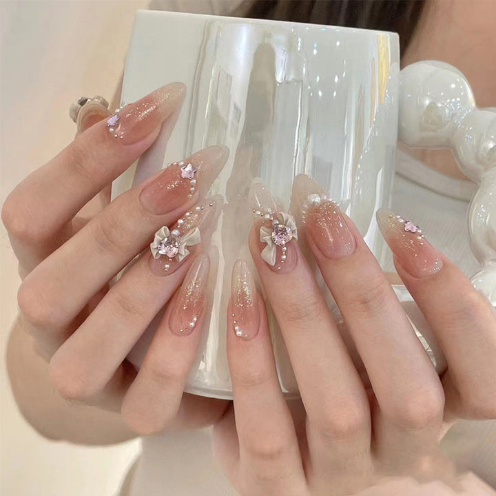 Decorative Glittery Press-On Nail Tips Kalsten
