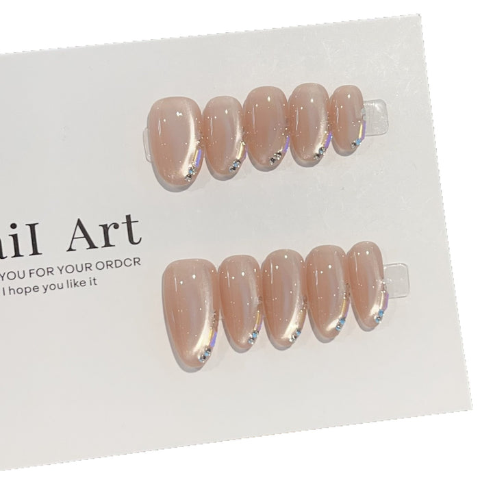 Artificial nails with Romantic Design Kalsten
