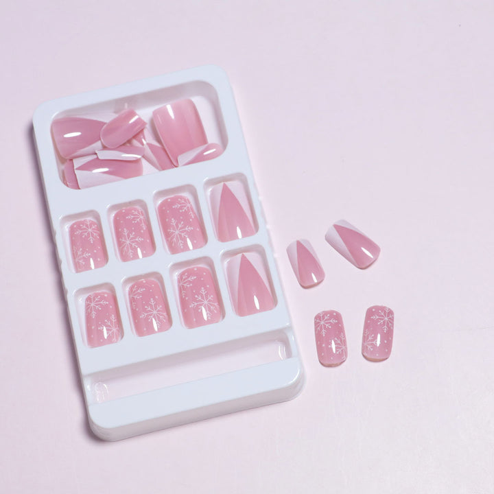 Artistic Glitter Press-On Nail Set Kalsten