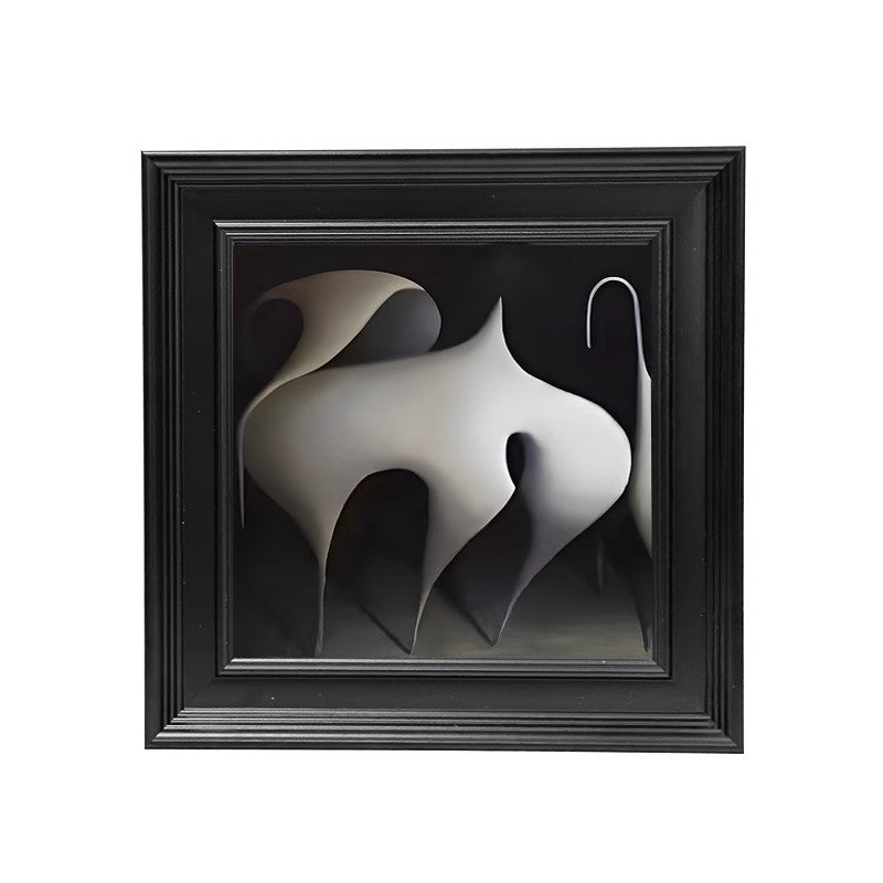 Abstract Framed Wall Decoration
