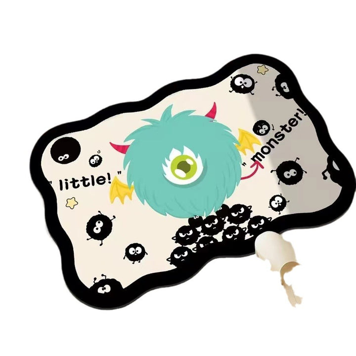 Playful Monster-Themed Bath Mat Kalsten