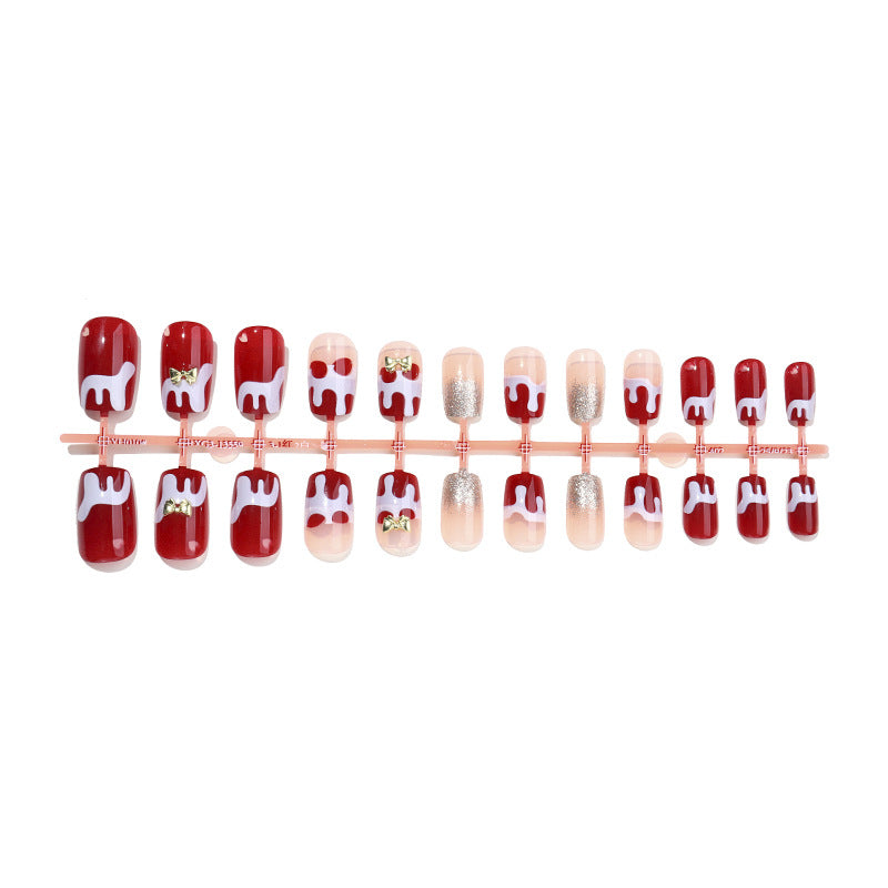 Festive Themed Press-On Nail Set Kalsten