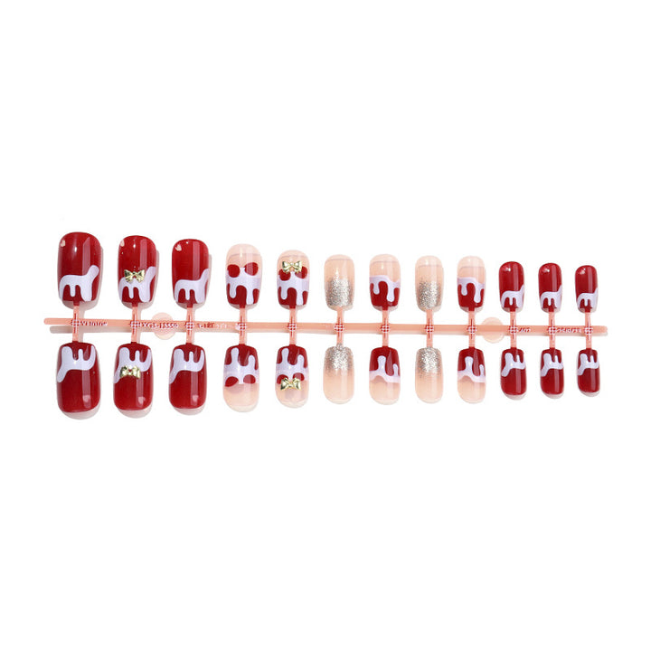 Festive Themed Press-On Nail Set Kalsten