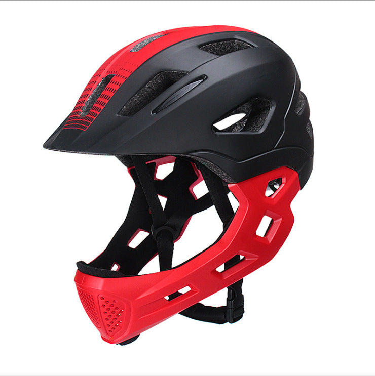 convertible mountain bike helmet with detachable chin guard and high-flow ventilation Kalsten