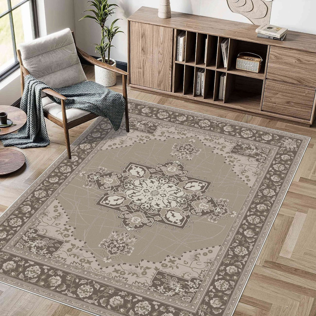 Vintage Persian Pattern Area Rug