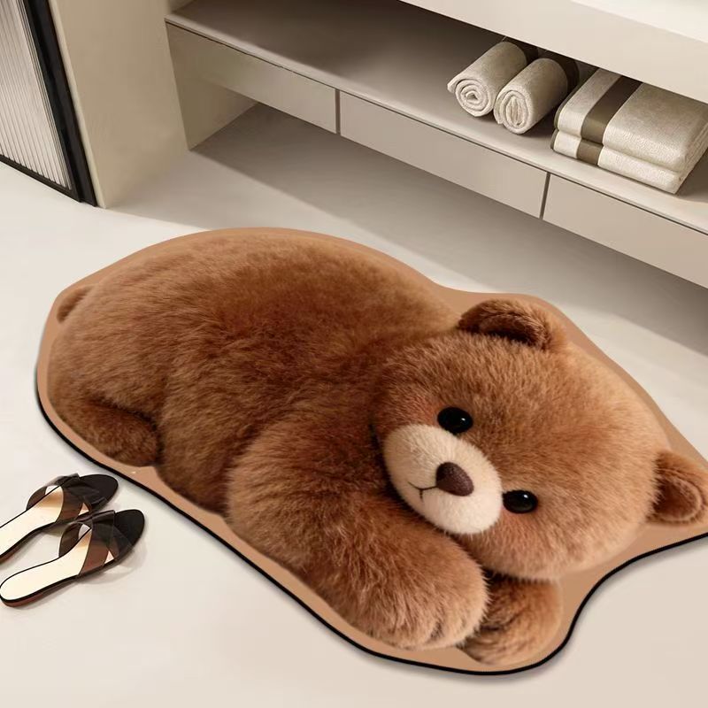 Cozy Cat-Shaped Bath Mat