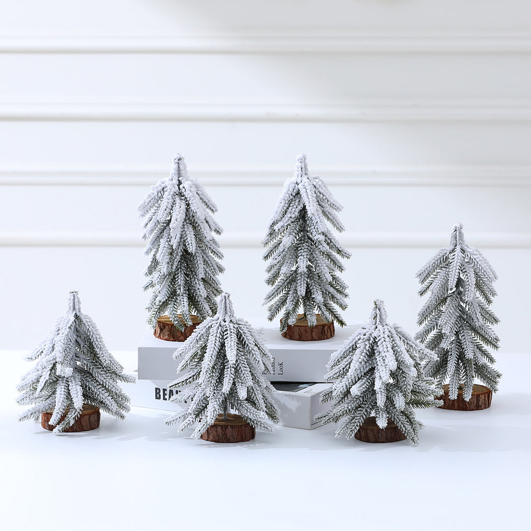 Illuminated Mini Frosted Christmas Tree Decoration Kalsten