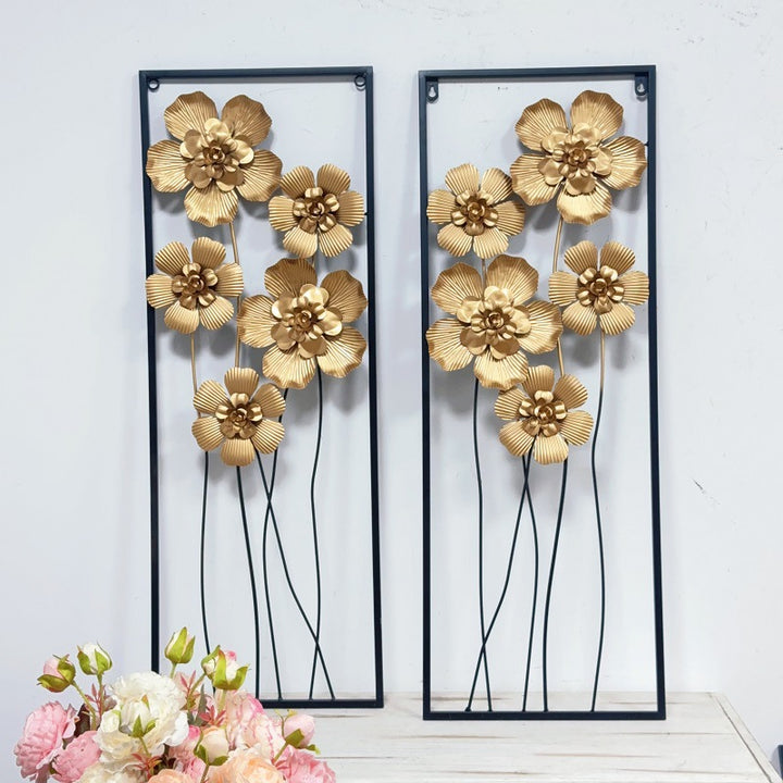 Artistic Floral Wall Metal Decor Kalsten