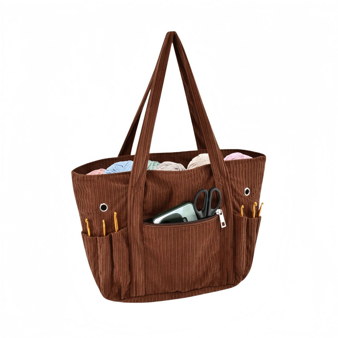 Functional storage bag with multiple outer pockets Kalsten