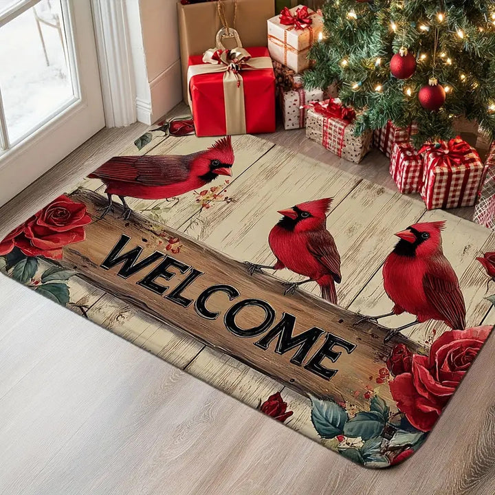 Playful Cat-Themed Indoor Area Mat