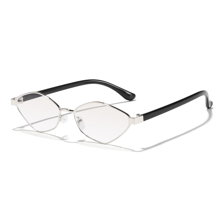 Women's Cat Eye Sunglasses with Brown Lenses and Elegant Metal Frame Kalsten