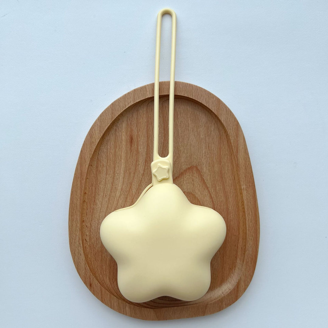 Silicone Star-Shaped Coin Purse with Elastic Wrist Strap