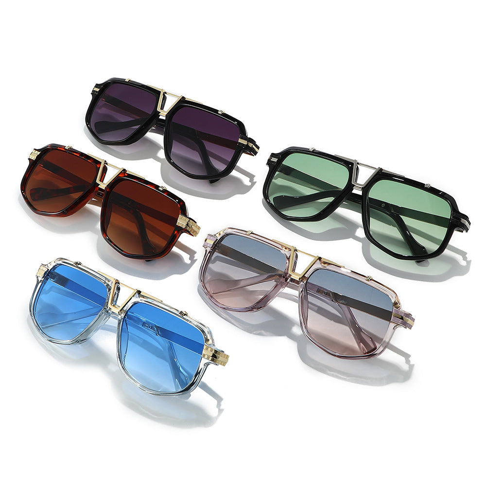 Chic Geometric Square Frame Sunglasses Kalsten