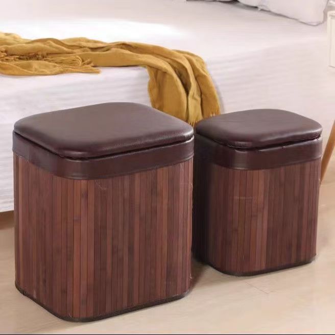 Multifunctional Stool Made of Natural Material Kalsten