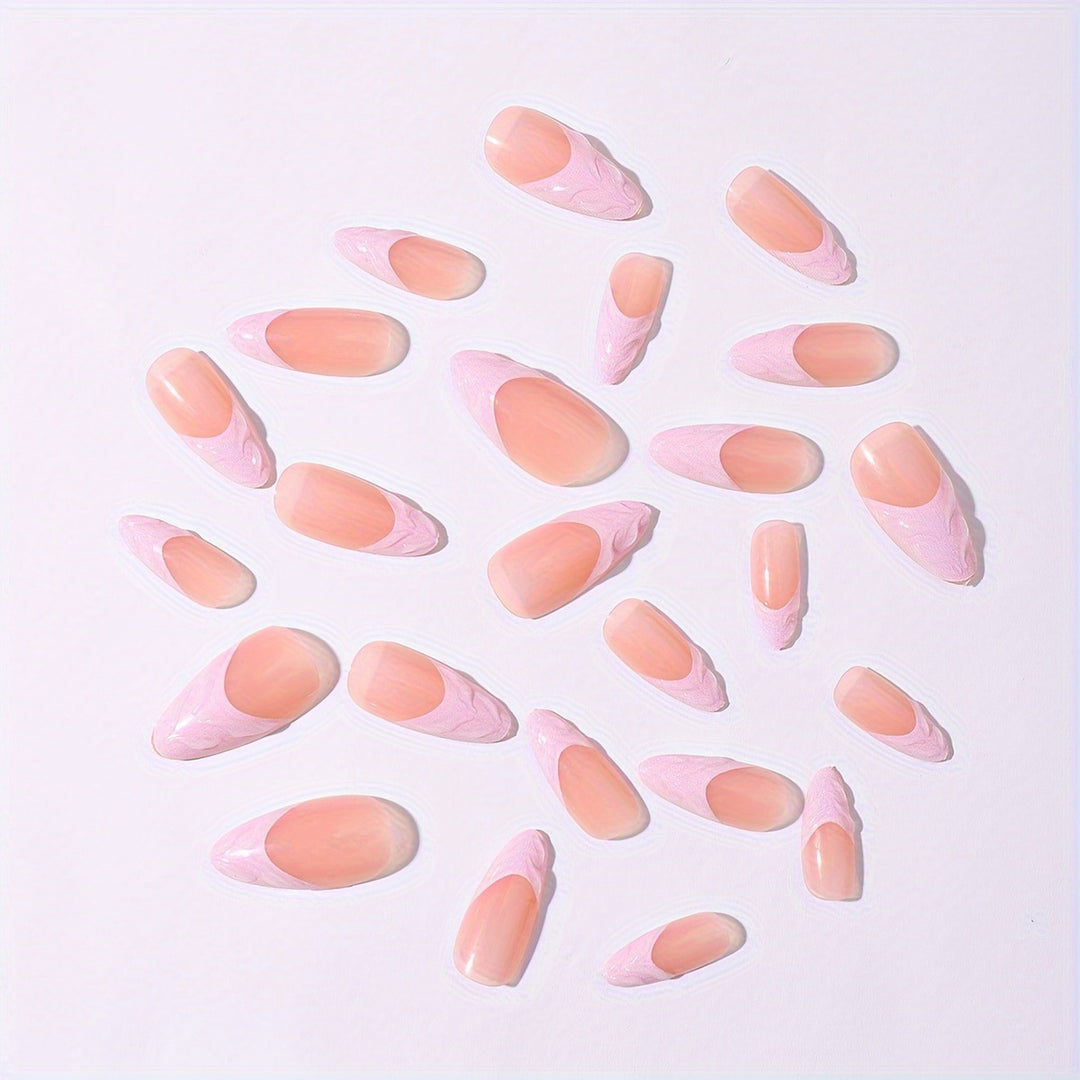 Artificial nail set with elegant tips and filigree design Kalsten