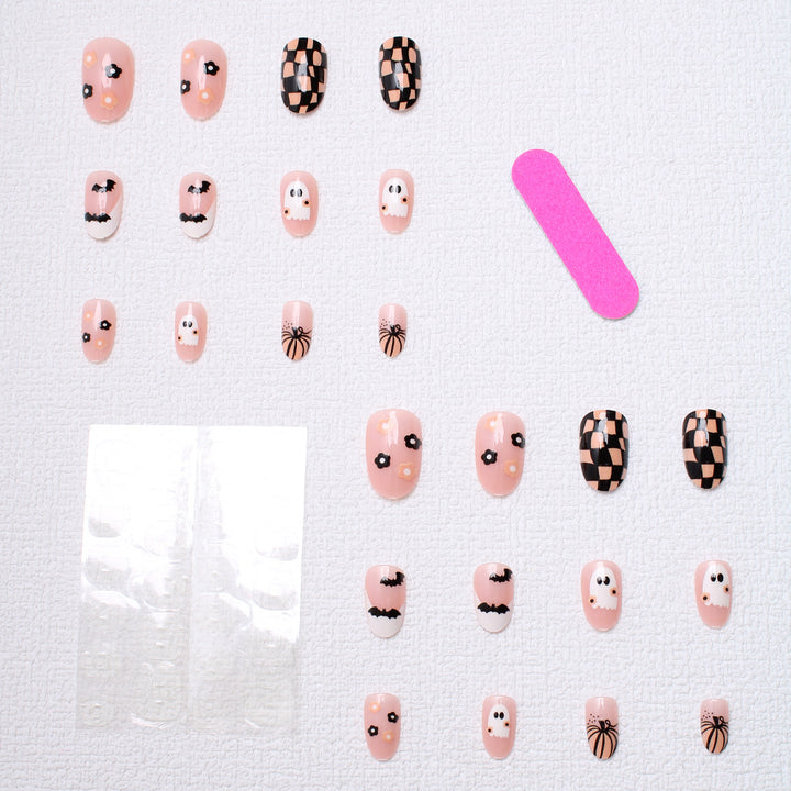Halloween-Themed Press-On Nail Art Kalsten 1787370325