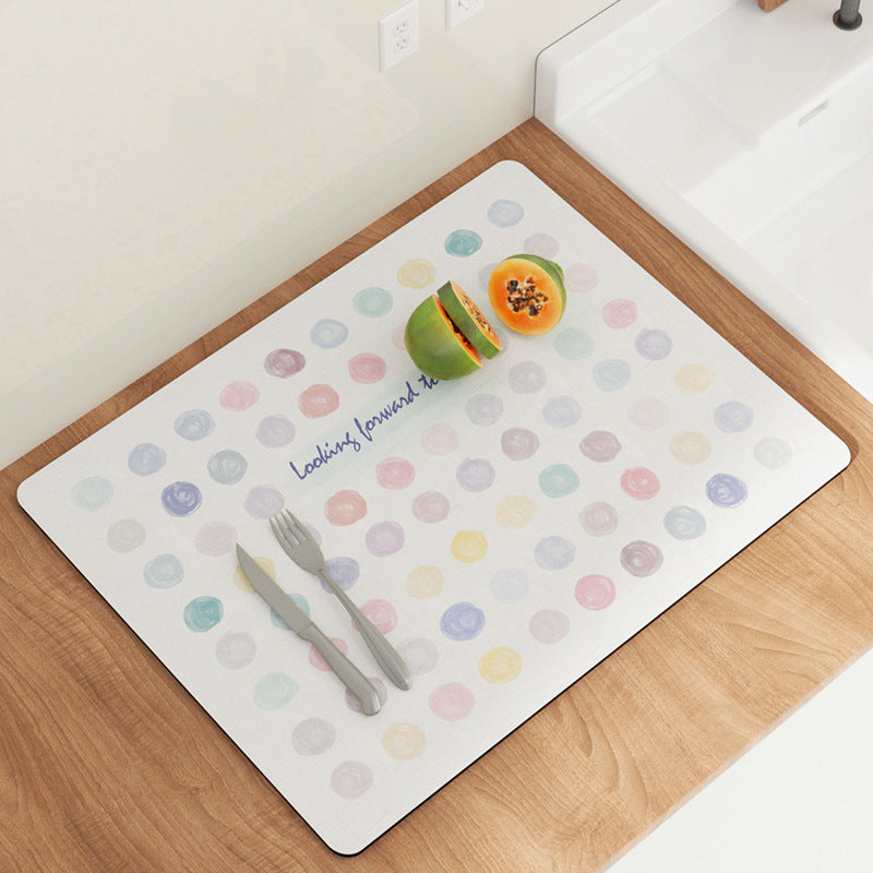 Kitchen Decor Drying Mat