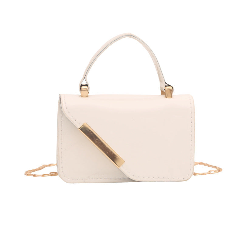 Elegant Patent Leather Handheld Bag