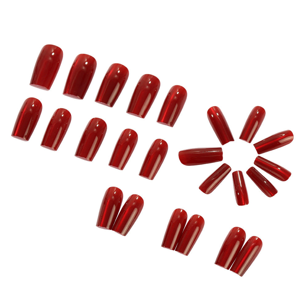 Elegant artificial nails with a luxurious glossy finish Kalsten