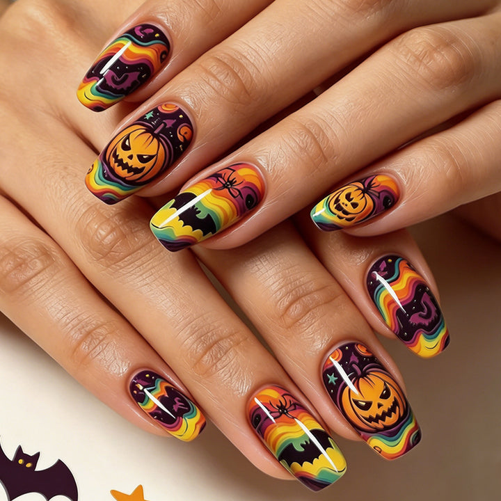 Creative Halloween-Themed Press-On Nails Kalsten