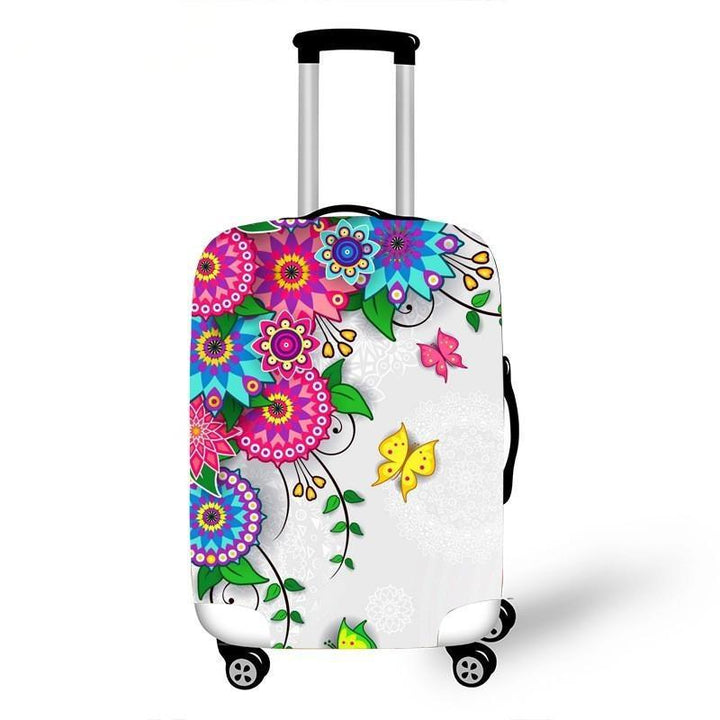 Women's hardshell travel suitcase with floral design Kalsten