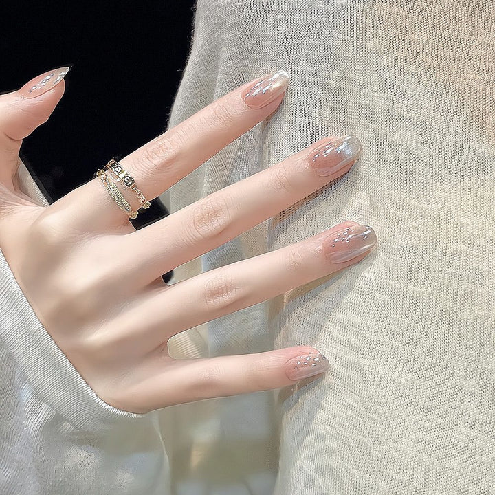 Premium Glittering Press-On Nail Extensions Kalsten