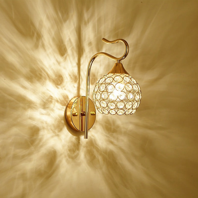 Elegant Crystal Wall Sconce
