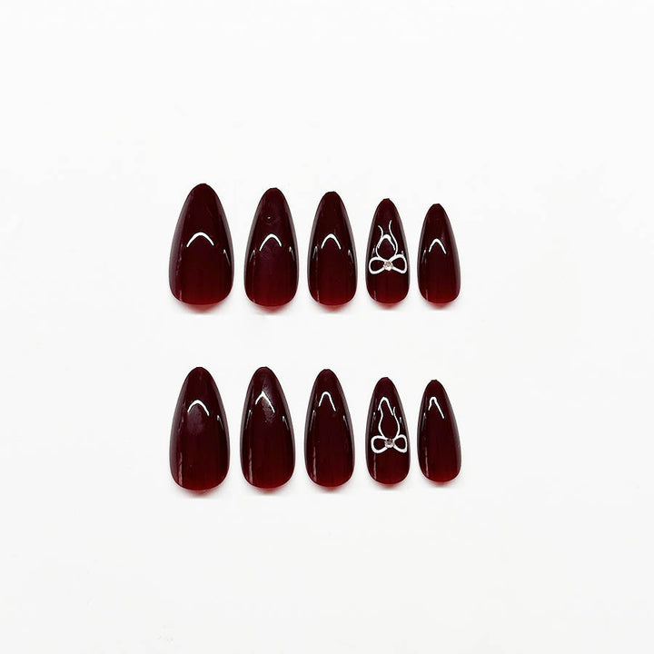 Elegant Stiletto Press-On Nail Extensions Kalsten