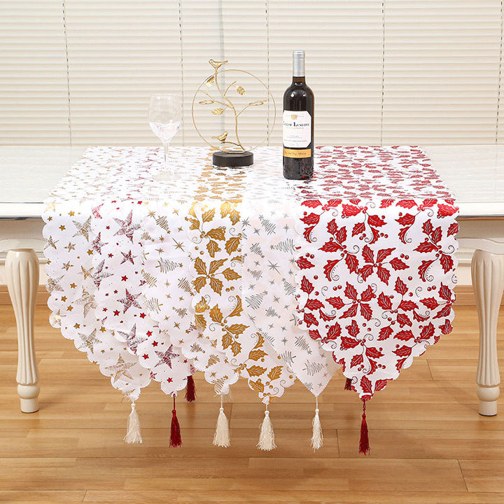 Elegant Star-Embellished Table Runner Kalsten