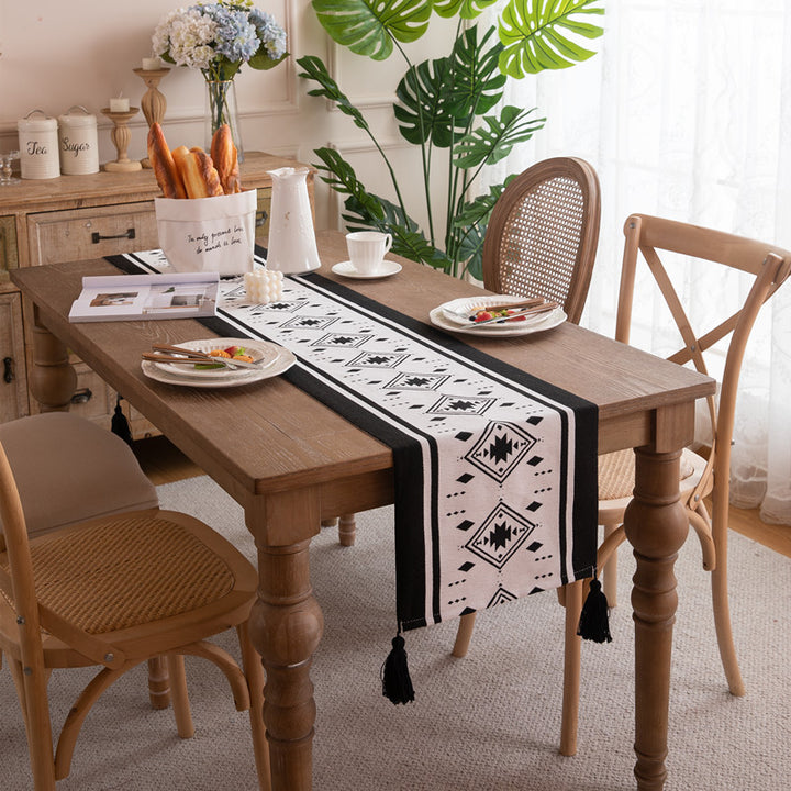 Decorative Tribal Pattern Table Runner