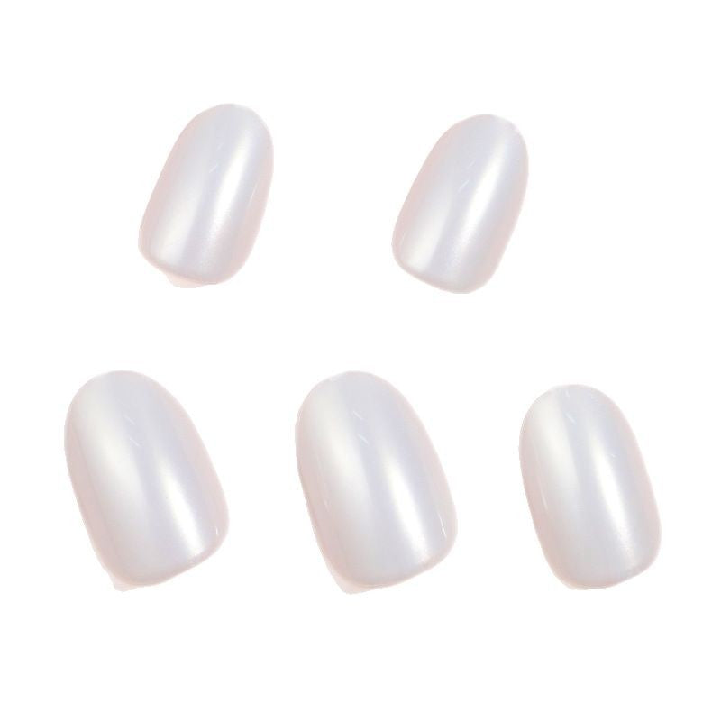 Glossy French Press-On Nail Set with Elegant Finish Kalsten