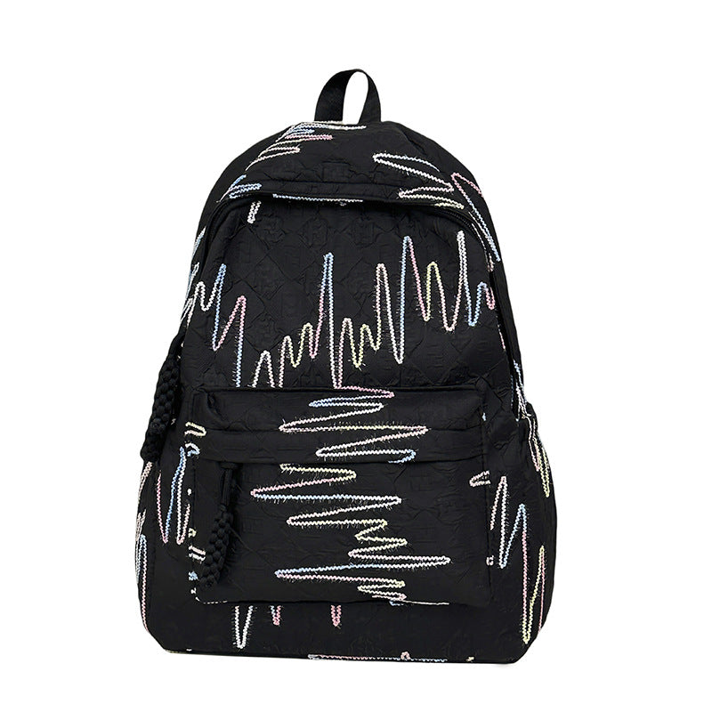 Backpack with Colorful Geometric Design Kalsten
