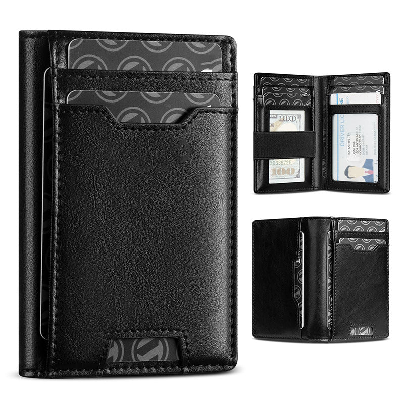 Sleek Multi-Pocket Leather Wallet Kalsten